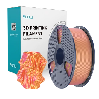 Filament SUNLU Silk PLA+ Dual-color Pink Gold Różowo-złoty Dwubarwny 250g 1,75mm