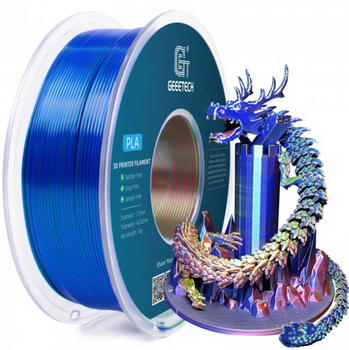 GEEETECH FILAMENT PLA SILK RED BLUE GREEN CZERWONY NIEBIESKI ZIELONY 1KG