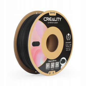 CREALITY FILAMENT CR-PLA MATTE MAT CZARNY BLACK 1kg 1,75mm