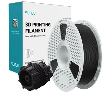 Filament SUNLU PA6-GF Black Czarny NYLON-6 Z Włóknem Szklanym 1kg 1,75mm