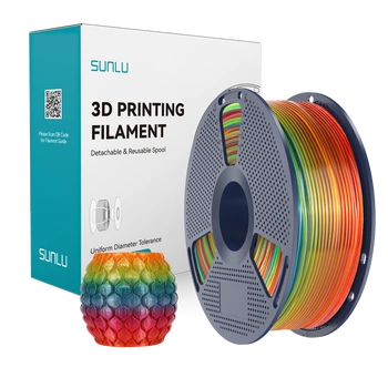 Filament SUNLU PLA Transparent Rainbow 01 Tęcza 01 1kg 1,75mm