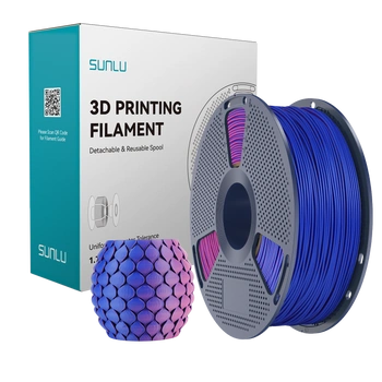 Filament SUNLU PLA Matte Dual-color Red Blue Czerwony Niebieski 1kg 1,75mm
