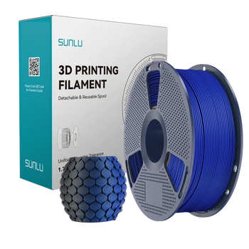 Filament SUNLU PLA Matte Dual-color Black Blue Czarny Niebieski 1kg 1,75mm